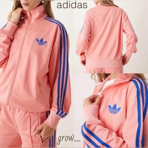 ✨Host pick✨Adidas Firebird Loose Jacket with Royal Stripes